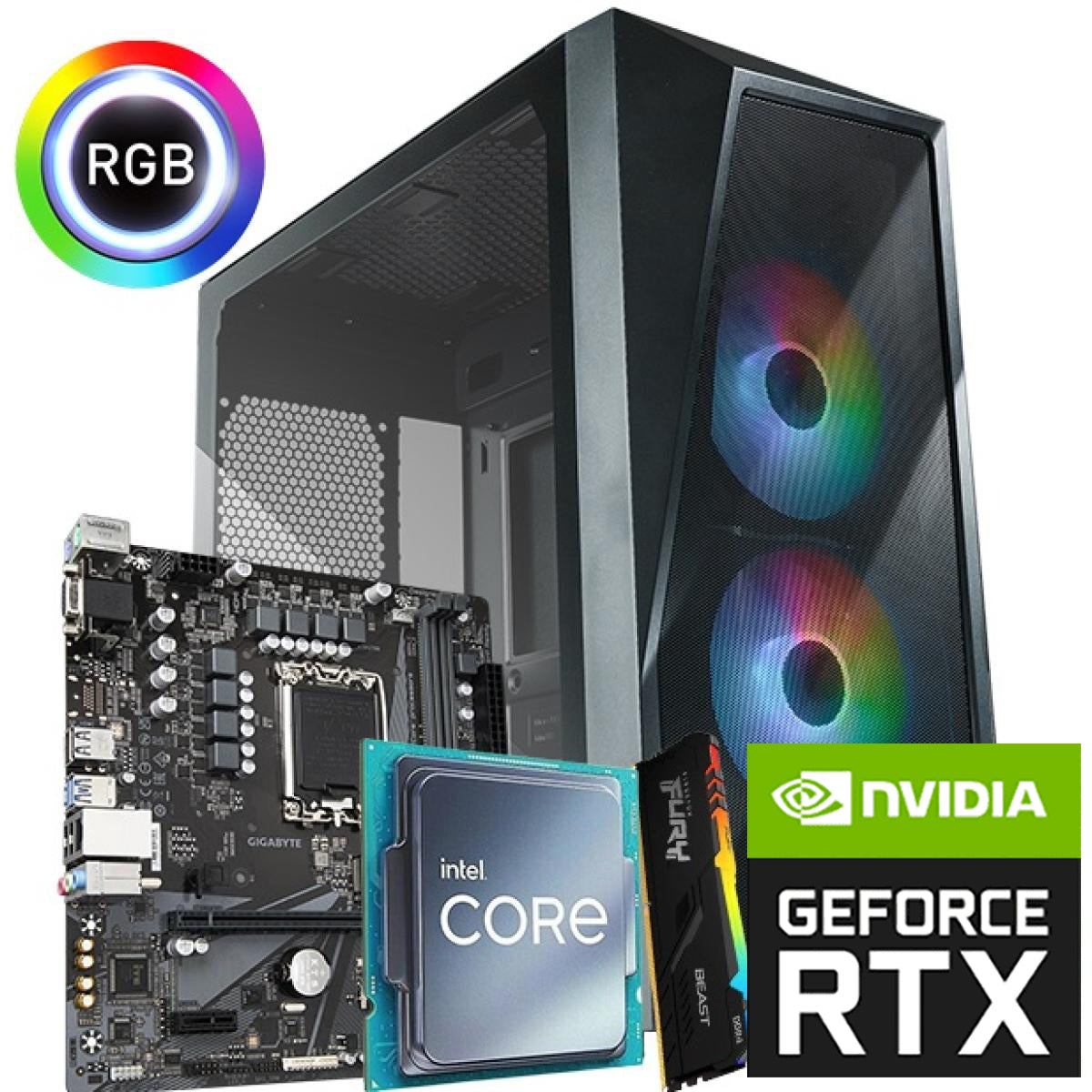 INTEL CORE i5 14400F // RTX 4060 Ti 8GB // 16GB RAM DDR4 - PC Build | OS BUILD | - CompuMe INTEL CORE i5 14400F // RTX 4060 Ti 8GB // 16GB RAM DDR4 - PC Build | OS BUILD | - CompuMe
