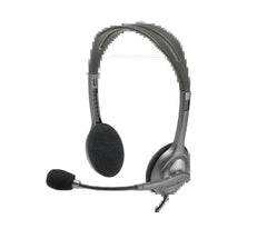 Logitech Headset Microphone, 3.5Mm Audio In, Black - H110