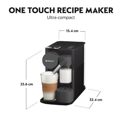Nespresso Coffee Maker Machine - Lattissima One Black - F121-ME-BK-NE