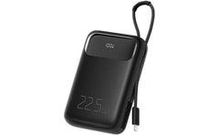 Mcdodo Mc 325 Pd 22.5w Power Bank With Ip Cable, 10000mah Phone Battery Pack Portable Charger Black