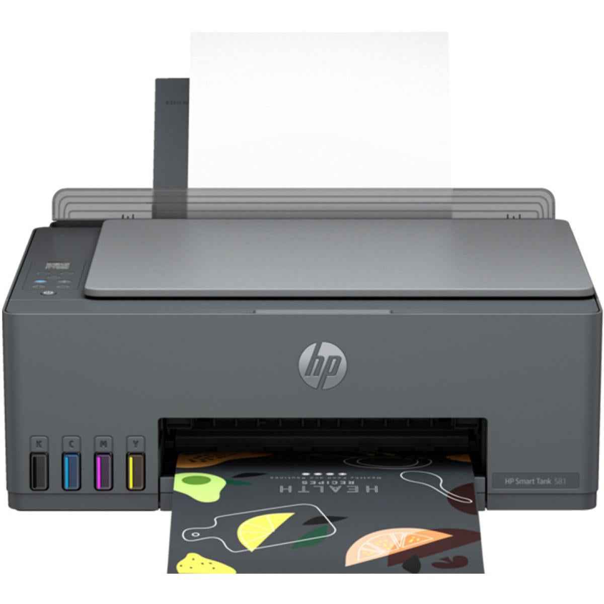 Hp Smart Tank 581 All In One (print, Scan, Copy ) Wireless Ink Tank Colour Printer High Capacity Tank ( Up To 18000 Black And 8000 Colour)