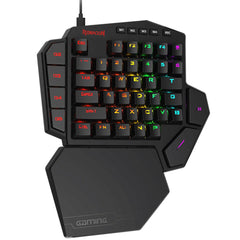 Redragon K585 Diti One Handed 42 Keys Rgb Mechanical Type C W/ 7 Onboard Macro Keys Detachable Wrist Rest - CompuMe