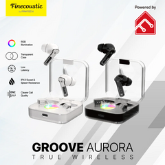 Fantech TWS TX3 GROOVE AURORA RGB Earbuds - White
