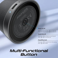 Promate Punch.Black, Bluetooth Speaker