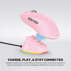Fantech 8K RGB wireless gaming mouse for computer setup