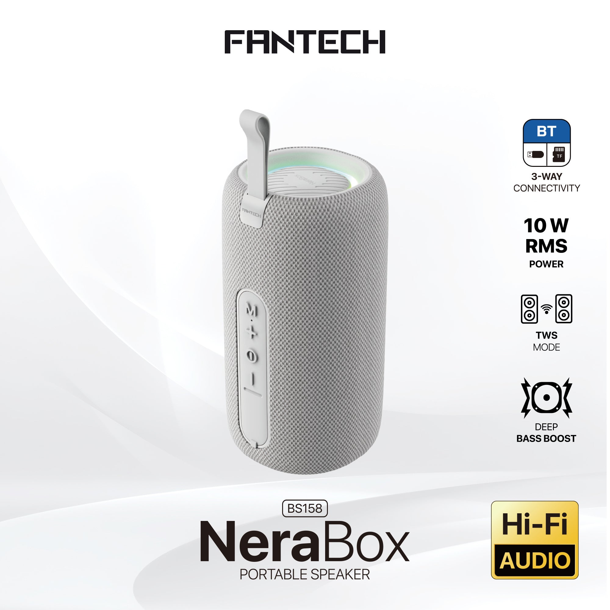 FANTECH RGB wireless speaker for audio playback