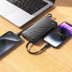 Hoco J146 Power Bank Night Tide With 4 Cables 10000mah