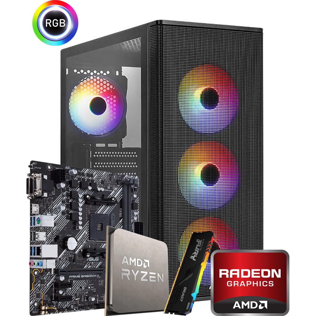 AMD RYZEN 7 5700G -- VEGA 7 Integrated Graphics -- 16GB RAM - APU Custom Build - APU Build -