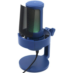 Fifine Ampligame A8W Usb Mic With Controllable Rgb, Live Monitoring, Input Dial, Pop Filter For Streaming (Blue) | A8 Blue |
