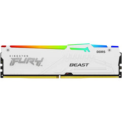 Kingston Fury Beast Rgb 16gb (1 X 16gb) 5600mhz Ddr5 Desktop Memory Special Edition White