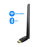 DM AD087 Bluetooth 5.0 Adapter - 600Mbps Dual Band WiFi Transceiver Access Point