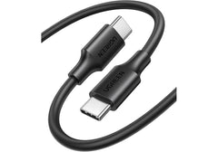 UGREEN USB-C to USB-C 2.0 60W 3A PD Fast Charging Cable for MacBook/iPad - Black 2M (US286)