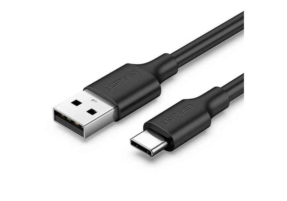 UGREEN USB-C to USB 2.0 A Male Fast Charging Data Cable Durable PVC - Black 1.5M (US287)