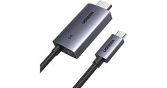 UGREEN USB C to HDMI Cable 2M 4K 60Hz 100W PD Fast Charging 2-in-1 Thunderbolt iPhone 16 Pro MacBook iPad Galaxy (55330)