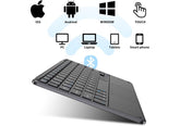 Blackview K1 Bluetooth Keyboard with Touchpad, Ultraslim Ultralight Ergonomic Design, Universal Tablet Keyboard QWERTY Layout, Wireless Keyboard for iOS, Android, Windows