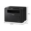 Canon i-SENSYS MF272dw Mono Laser Multi-Function Printer, 29 ppm Speed, 3-in-1 Print Scan Copy, Auto Duplex, Wireless & Network Ready, 5-Line LCD, Compact Design, Black