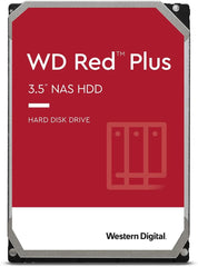 8TB WD Red Plus NAS Internal Hard Drive HDD - 7200 RPM, SATA 6 Gb/s, CMR, 256 MB Cache, 3.5" - WD80EFBX
