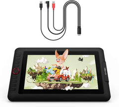 Artist12 Pro 11.6" Drawing Tablet with Screen Pen Display Full-Laminated Graphics Tablet and XPPen 3-in-1 Cable
