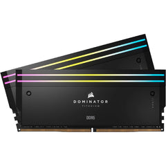 CORSAIR DOMINATOR TITANIUM RGB 32GB -2x16GB- DDR5 RAM 7200MT-s CL34 Memory Kit Black - CMP32GX5M2X7200C34 -