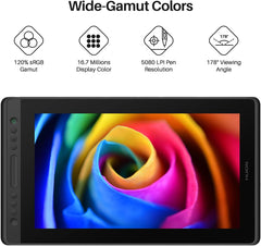KAMVAS Pro 16 Graphics Drawing Tablet with Screen and Palm Rejection Artist Glove
