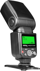 VK750II TTL Camera Flash Speedlite with LCD Screen Compatible with Nikon D3500 D3400 D3300 D3200 D3100 D5600 D7100 D7200 D5300 D5500 D500 D850 D750 and Other DSLR Cameras with Standard Hot Shoe