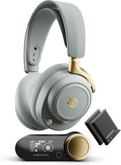 SteelSeries Arctis Nova Elite - Hi-Res Wireless Gaming Headset β 96kHz/24bit β Carbon Fiber Speakers β ANC β AI Noise Rejection β App β 2.4GHz + BT β Multi-Source Mix β OmniPlay PC+PlayStation+Xbox