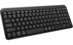 Logitech K250 Bluetooth Keyboard with Numpad, Easy Connectivity, Compact Wireless Keyboard Made with Recycled Plastic, Spill-Resistant, Comfortable Keys - Windows/MacOS - Graphite (عربي)
