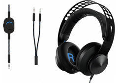 Lenovo Legion H300 Stereo Gaming Headset, Noise-Cancelling Mic, Memory Foam & PU Leather Earcups, Stainless Steel Headband, PC, PS4, Xbox One, Nintendo Switch, Mac, GXD0T69863, Black