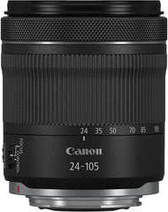 Canon RF 24-105mm f/4-7.1 is STM Lens (4111C002) + Filter Kit + Cap Keeper + Cleaning Kit
