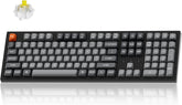 K10 Max Wireless Custom Mechanical Keyboard, QMK 2.4 GHz Bluetooth Full-Size with Hot-swappable Keychron Super Banana Switch Compatible with Mac Windows Linux (RGB Backlit)