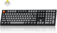 K10 Max Wireless Custom Mechanical Keyboard, QMK 2.4 GHz Bluetooth Full-Size with Hot-swappable Keychron Super Banana Switch Compatible with Mac Windows Linux (RGB Backlit)