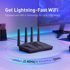 GL-MT6000 (Flint 2) WiFi 6 Router & GL.iNet GL-SFT1200 (Opal) Secure Travel WiFi Router