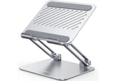 UGREEN Tablet Stand Holder for Desk Dual Rod Support Aluminum Tablet Holder Adjustable Multi-Angle Home Office Accessories Compatible
