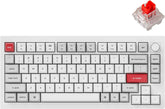 Q1 Pro Wireless Custom Mechanical Keyboard, QMK/VIA Programmable Full Aluminum 75% Layout Bluetooth/Wired RGB with Hot-swappable Keychron K Pro Red Switch Compatible with Mac Windows Linux