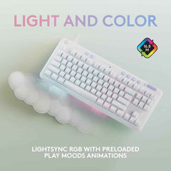 Logitech RGB wired mechanical gaming keyboard for computer setup