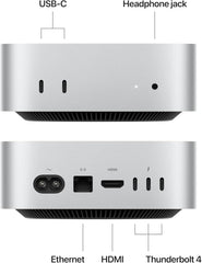 2024 Mac mini Desktop Computer with M4 chip with 10βcore CPU and 10βcore GPU: Built for Apple Intelligence, 16GB Unified Memory, 512GB SSD Storage, Gigabit Ethernet. Works with iPhone/iPad