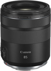 Canon RF 85mm f/2 Macro is STM Lens (4234C002) + Filter Kit + Lens Pouch + Cap Keeper + Cleaning Kit + More