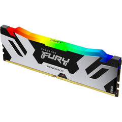 KingSton Fury Renegade RGB Single 16GB DDR5 7200MT-s-CL38 Desktop Memory -Black-Silver- - KF572C38RSA-16 -