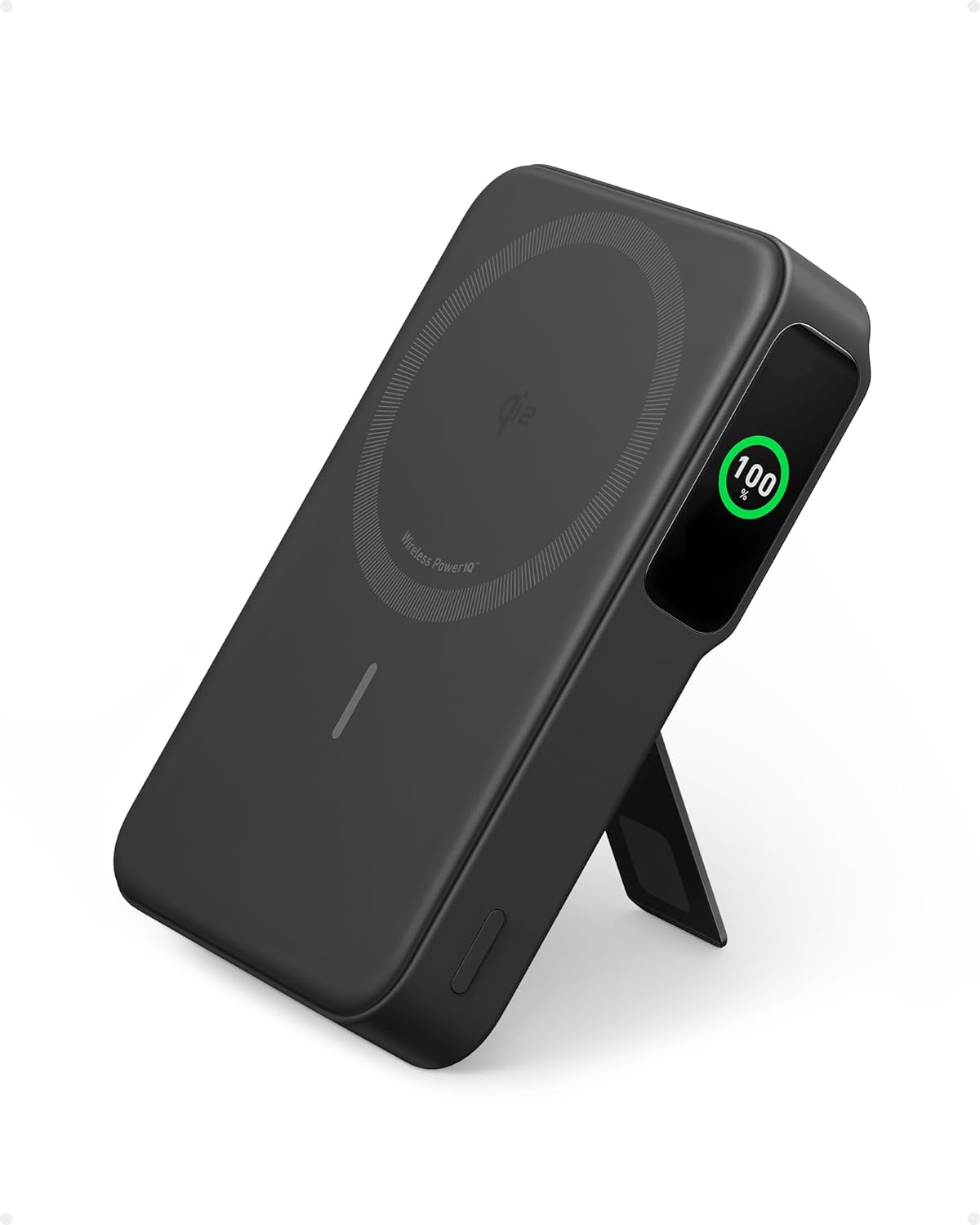 Golden Connector Anker MagGo Power Bank (10K) Black 15w, miscellaneous