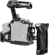 A7 V / A7R V / A7 IV Rhinoceros Cage Advanced Kit for Sony Alpha 7 V/Alpha 7R V/Alpha 7 IV/Alpha 7S III/Alpha 7R IV, Includes Top Handle/Side Handle/Cable Clamp for HDMI