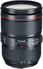 Canon EF 24-105mm f/4L is II USM Lens (1380C002) + Filter Kit + Cap Keeper + Cleaning Kit + More