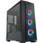 Cooler Master MasterBox 520 Mesh ARGB Mid Tower Tempered Glass Gaming Case with 3x CF120 ARGB Pre - installed Fans