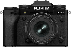Fujifilm X-T5 Mirrorless Camera with XF 16-50mm f/2.8-4.8 Lens Black Bundle with 58MM Protection Filter, Extra Battery, Charger and Advanced Accessories | Fuji xt5