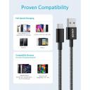 Anker USB-C to USB A 3.0 cable (6ft/1.8m), High Durability Type C Braided Charging Cable Compatible with All Android Devices And More - 18 Month Warranty