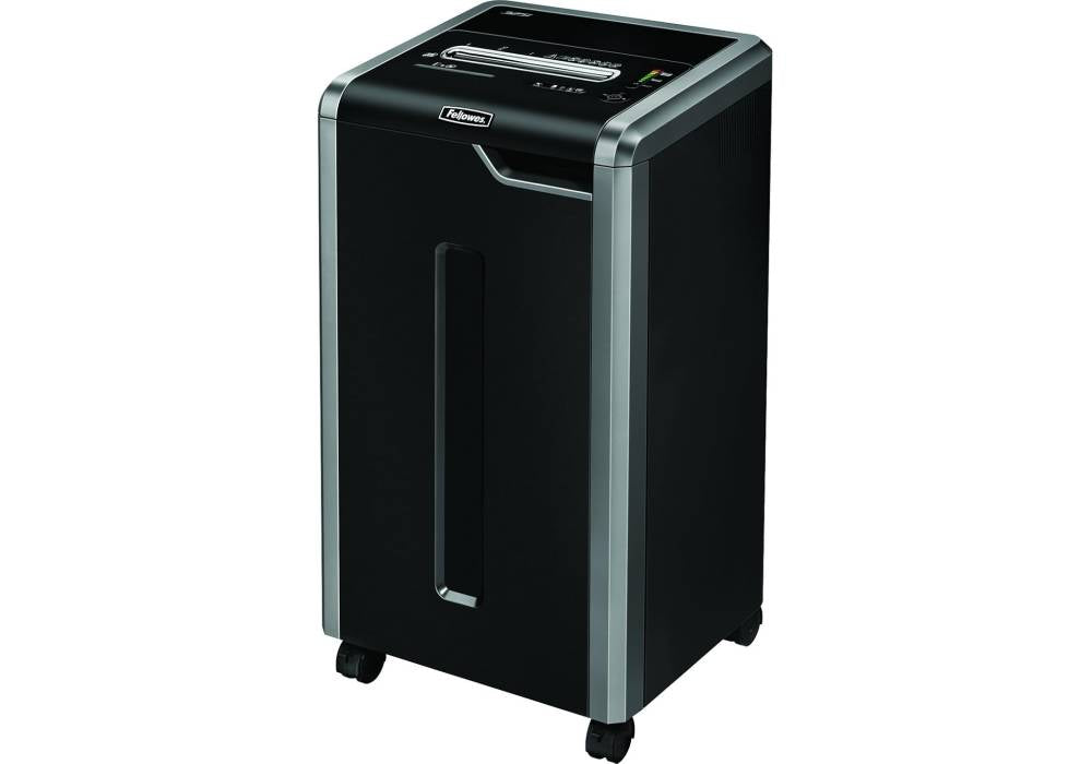 Fellowes Commercial cross cut shredder Model 325ci with 100% Jam proof, Silent shred & safe sense technology for commercial use, 23 Sheet shred capacity