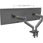NB North Bayou Dual Monitor Arm Ultra Wide Full Motion Swivel Monitor Mount for 22''-32'' Monitors Load Capacity from 4.4 to 26.4lbs for Each Arm Height Adjustable Monitor Stand G35 | NBG35 |