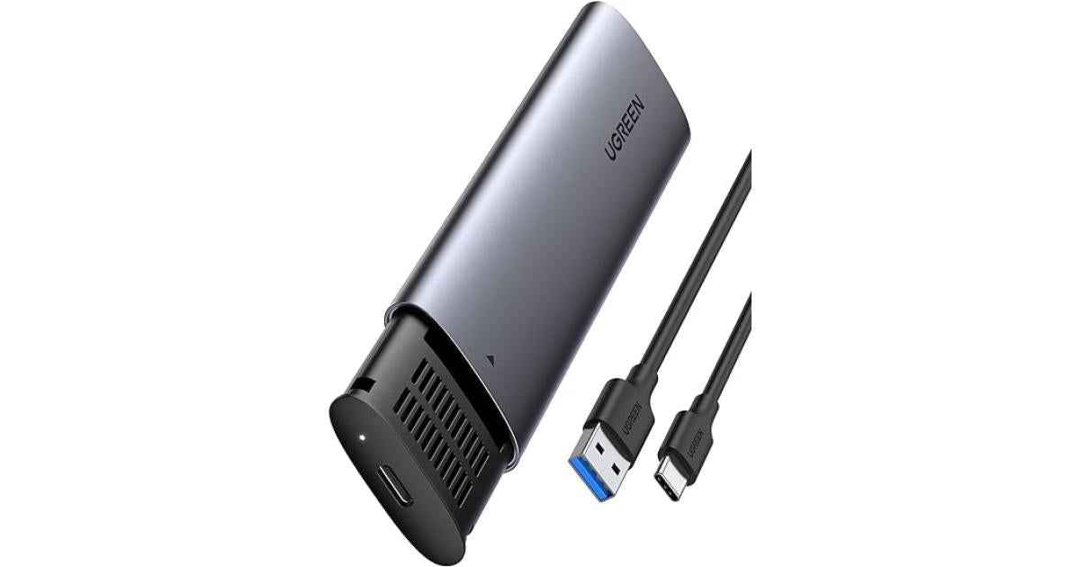 UGREEN M.2 SATA NGFF SSD Enclosure Aluminum USB 3.1