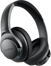 Anker Life Q20 Hybrid Active Noise Cancelling Headphones, Wireless Over Ear Bluetooth Headphones, 60H Playtime, Hi-Res Audio, Deep Bass, Foam Ear Cups, Travel, Office, USB-C Charging