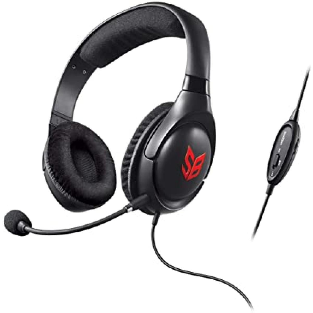 Creative Sound Blaster Blaze Gaming Headset with Detachable Noise-Cancelling Mic and in-line Remote | Creative Sound Blaster Blaze | Creative Sound Blaster Blaze Gaming Headset with Detachable Noise-Cancelling Mic and in-line Remote | Creative Sound Blaster Blaze |