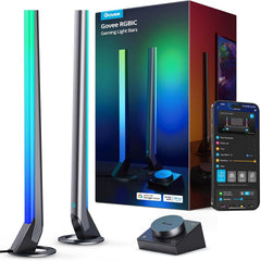 RGBIC Gaming Light Bars H6047 with Smart Controller, Wi-Fi Smart LED Gaming Lights with Music Modes and 60+ Scene Modes Built, Works with Alexa & Google Assistant, Game Room Lights Decor